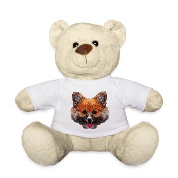 süße Tierfotos, Corgigesicht - Teddy - Weiß - Vorne