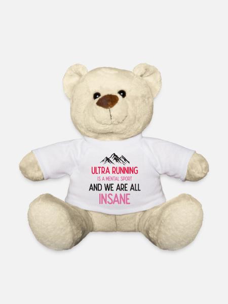 Ultra Running ist ein mentaler Sport und wir sind alle verrückt - Teddy - Weiß