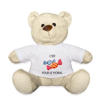 Süßigkeiten für die Moral - Teddy - Weiß - Vorne