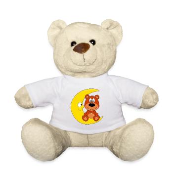 TEDDYBÄR - MOND - KIND - BABY - BÄR - TEDDY - Teddy - Weiß - Vorne