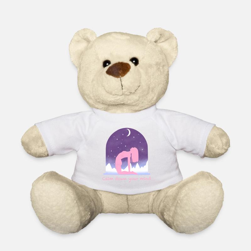 Yoga - Teddy Bear - white