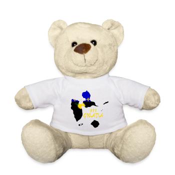 Guadeloupe - Teddy Bear - white - Front