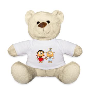 SCHAFE - ENGEL - TEUFEL - HIMMEL - HÖLLE - TIERE - Teddy - Weiß - Vorne