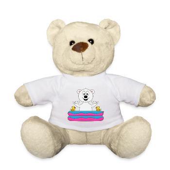 EISBÄR - POOL - PLANSCHBECKEN - SOMMER - TIERISCH - Teddy - Weiß - Vorne