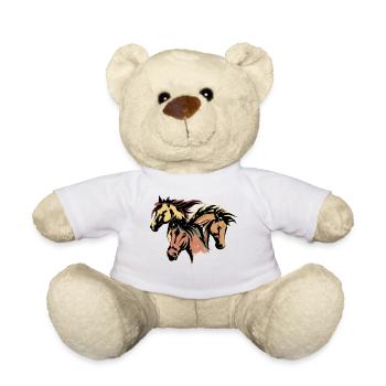 Horses Stallion Icelandic Horses Horse Love Icelanders - Teddy Bear - white - Front