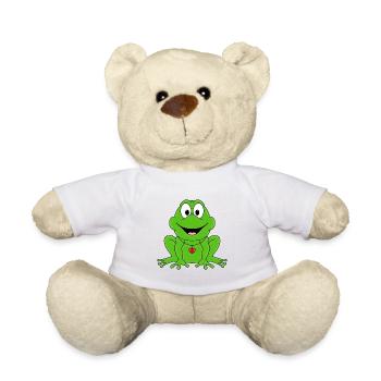 FROSCH - TIER - KINDER - BABY - LIEBE - Teddy - Weiß - Vorne