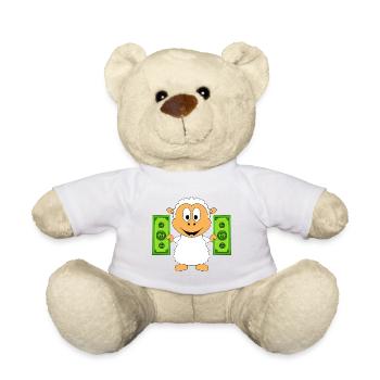 SCHAF - GELD - TIER - TIERISCH - Teddy - Weiß - Vorne