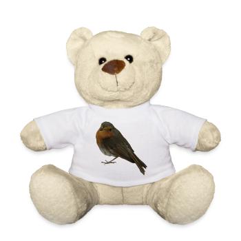 Robin - Teddy Bear - white - Front