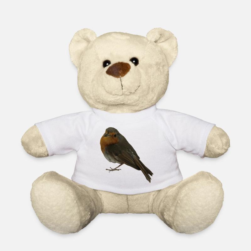 Robin - Teddy Bear - white