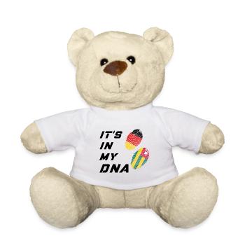 In meiner DNA Deutschland / Togo - Teddy - Weiß - Vorne