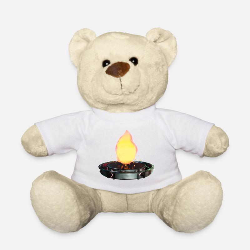 Growing Fire in Sci-Fi Plataform - Nounours - blanc