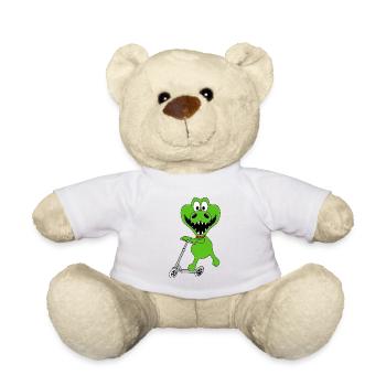 KROKODIL - ROLLER - TIER - TIERISCH - Teddy - Weiß - Vorne