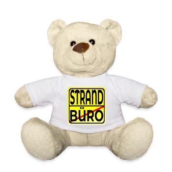 Büro Strand - URLAUB SOMMERFERIEN - Teddy - Weiß - Vorne