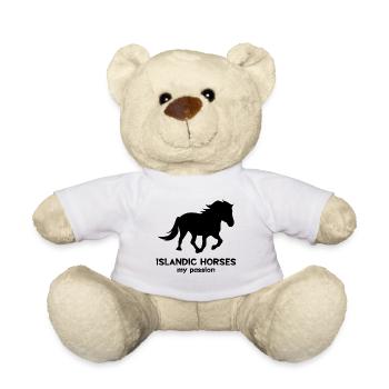 Horses Statement Icelandic Horses Horse Love - Teddy Bear - white - Front