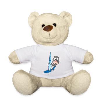 WINDSURFEN - MAULWURF - WINDSURFER - WASSERSPORT - Teddy - Weiß - Vorne