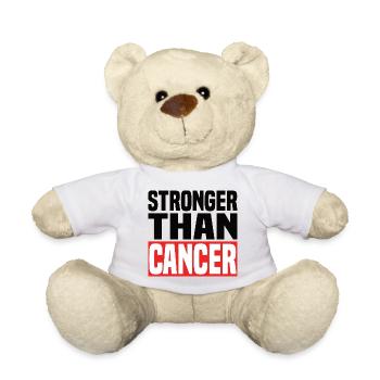 Stronger Than Cancer - Teddy - Weiß - Vorne