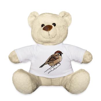 Moineau - Moineau - Nounours - blanc - Devant