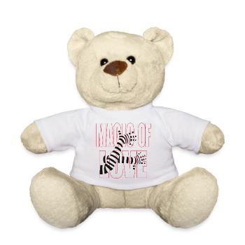 Magic of Love – Bold Romantic Statement Design - Teddy - Weiß - Vorne
