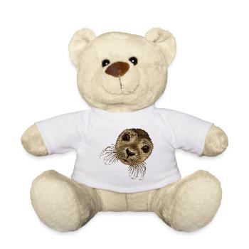 süße Wassertiere, robbengesicht, süße tiermotive - Teddy - Weiß - Vorne