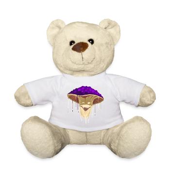 Ein Schönes und Lustiges Myconid Pilz Design - Teddy - Weiß - Vorne