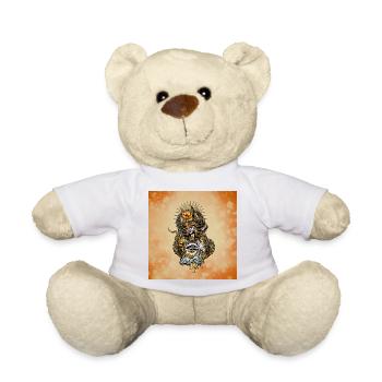 Anubis mask with the all-seeing eye - Teddy Bear - white - Front