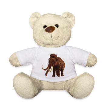 eiszeittier, tolle tierdesigns - Teddy - Weiß - Vorne