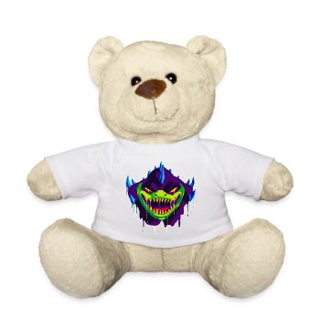 Un beau et amusant design slaadi dragon - Nounours - blanc - Devant