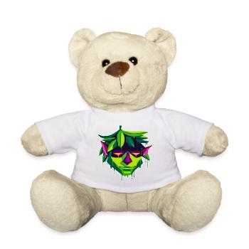 A Beautiful and Fun Sylvan Monster Design - Teddy Bear - white - Front