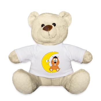 OTTER - BIBER - MARDER - MOND - TIER - KIND - BABY - Teddy - Weiß - Vorne