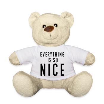 Funny sayings - Teddy Bear - white - Front