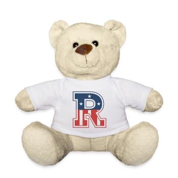 Buchstabe R USA - Teddy - Weiß - Vorne