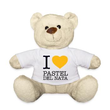 I LOVE PASTEL DEL NATA Portugal Cake - Nounours - blanc - Devant