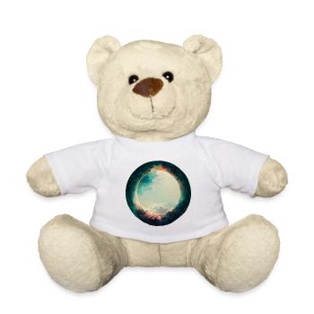 Circle with circle - Teddy Bear - white - Front