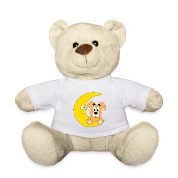 HUND - MOND - TIER - KIND - BABY - TIERISCH - Teddy - Weiß - Vorne
