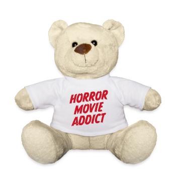 Horror Movie Addict - Teddy Bear - white - Front