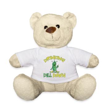 Drinking Dill Dawn Betrunkene Gurke Dillgurke - Teddy - Weiß - Vorne