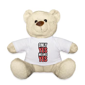 Seulement Oui signifie Oui! Seulement Oui signifie Oui! - Nounours - blanc - Devant