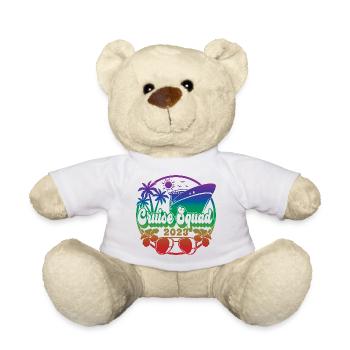 Cruise Squad 2023 Cruising Family Friends Vacation - Teddy Bear - white - Front