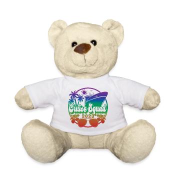 Cruise Squad 2023 Cruising Family Friends Vacation - Teddy Bear - white - Front