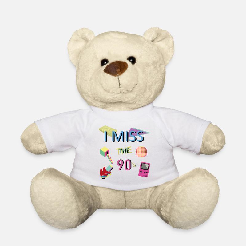 Nostalgisches 90er-Jahre-Thema - Teddy - Weiß