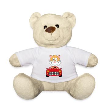 HAMSTER - AUTO - TIER - TIERISCH - KIND - BABY - Teddy - Weiß - Vorne
