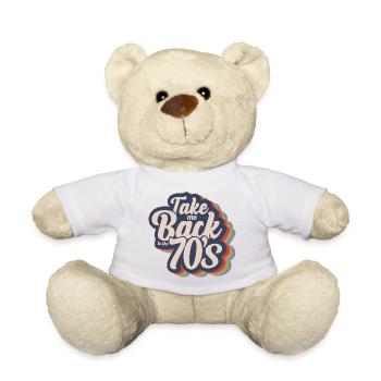 Nimm mich zurück in die 70er Jahre - Teddy - Weiß - Vorne
