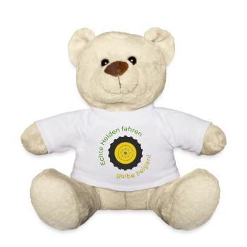 Echte Helden fahren gelbe Felgen! - Teddy - Weiß - Vorne