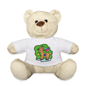Gestirne Steinbock Tierkreiszeichen Horoskop - Teddy - Weiß - Vorne