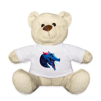 Un beau et effrayant design Behir Monter - Nounours - blanc - Devant