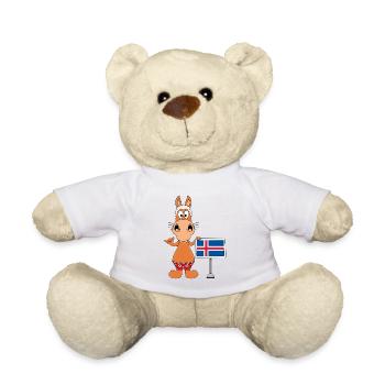 PFERD - PONY - ISLAND - ISLÄNDER - ISLAND - SHAKA - Teddy - Weiß - Vorne