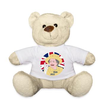 Reine Elizabeth II - 1926-2022 - Nounours - blanc - Devant