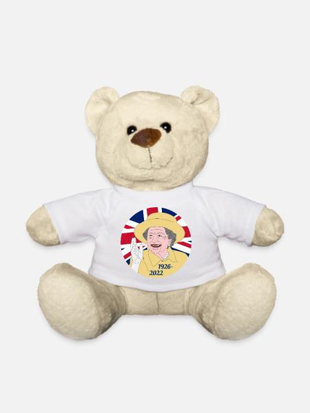 Queen Elizabeth II - 1926-2022 - Teddy - Weiß