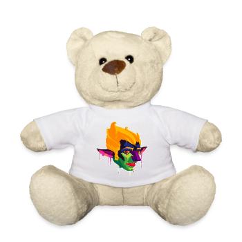 Creepy and beautiful Gnome Monster design - Teddy Bear - white - Front
