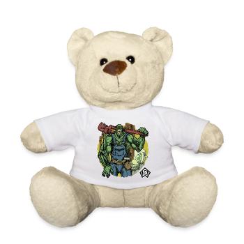 Plumber, plumber, plumber, plumber - Teddy Bear - white - Front